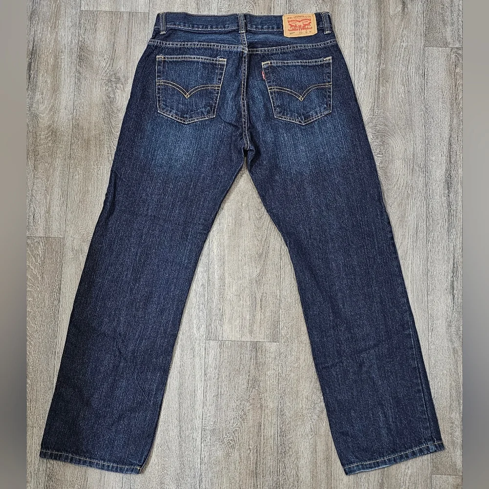 Levi's Men's 505 Dark Wash Denim Jeans